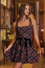 Load image into Gallery viewer, Sugarlips Plaid Bow Mini Dress