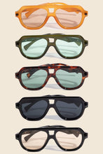 Load image into Gallery viewer, Thick Double Bridge Aviator Sunglasses