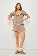 Load image into Gallery viewer, Kora Frill Gingham Shorts
