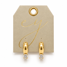 Load image into Gallery viewer, Ellison+Young Luxe Drop Hoop Earrings