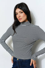 Load image into Gallery viewer, Pretty Garbage Striped Turtleneck Top