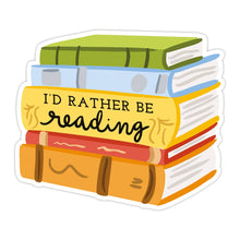 Load image into Gallery viewer, Rather Be Reading Vinyl Sticker - Books, Bookstore