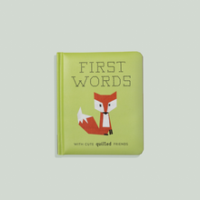 Load image into Gallery viewer, First Words w/ Cute Quilted Friends Book