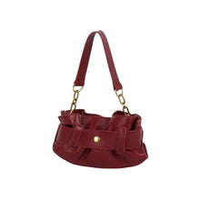 Load image into Gallery viewer, Slouchy Square Buckle Flap Shoulder Bag