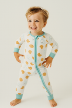 Load image into Gallery viewer, Bamboo Footie Pajamas Onesie - Milk & Cookies