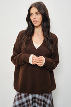 Load image into Gallery viewer, Pretty Garbage V-Neck Ballet Sweater Top
