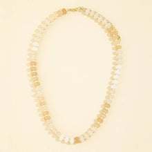 Load image into Gallery viewer, Semi Precious Stone Rondelle Bead Necklace