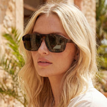 Load image into Gallery viewer, Oversized Shield Flat Top Aviator Sunglasses