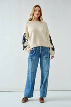 Load image into Gallery viewer, Aaron & Amber Drawstring Waist Straight Soft Denim Pants