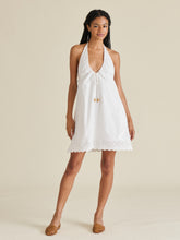 Load image into Gallery viewer, Steve Madden Adana Halter Eyelet Beaded Dress