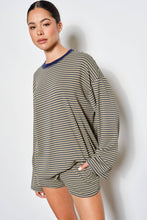 Load image into Gallery viewer, Pretty Garbage Striped Relaxed Fit Oversized Top