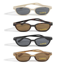 Load image into Gallery viewer, Slim Rectangle Retro Frame Sunglasses