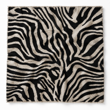 Load image into Gallery viewer, Ellison+Young Cozy Zebra Oversized Square Scarf