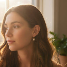 Load image into Gallery viewer, Organic Bloom Baroque Pearl Drop Earrings