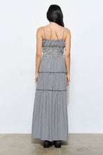 Load image into Gallery viewer, Gingham Smocked Waist Maxi Dress