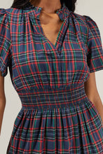 Load image into Gallery viewer, Sugarlips Plaid Palmer Poplin Tiered Maxi Dress