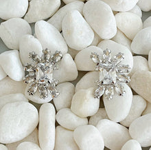 Load image into Gallery viewer, Shine Crusted Jewel Stud Earrings