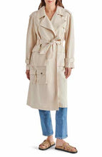 Load image into Gallery viewer, Steve Madden Lennox Linen-Blend Trench Coat
