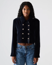 Load image into Gallery viewer, Steve Madden Tonia Velvet Button Blazer