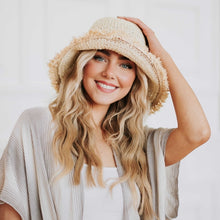 Load image into Gallery viewer, Crotchet Straw Hat