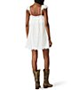 Load image into Gallery viewer, Steve Madden Leta Square Neck Sleeveless Tiered Gauze Mini Dress
