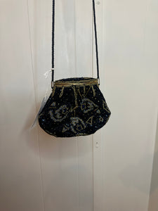 Vintage Beaded Pouch Bag