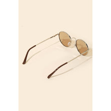 Load image into Gallery viewer, Round Lens Metallic Frame Sunglasses
