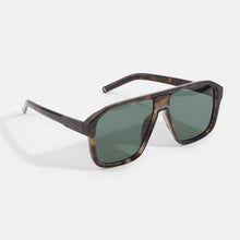 Load image into Gallery viewer, Oversized Shield Flat Top Aviator Sunglasses
