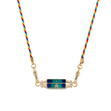 Load image into Gallery viewer, Evil Eye Charm Braided Choker
