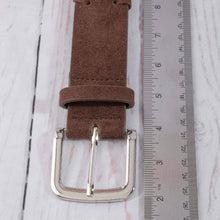 Load image into Gallery viewer, Wide Vegan Leather Whipstitch Edge Belt
