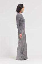 Load image into Gallery viewer, Grade &amp; Gather Flare Bias Satin Pant
