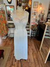 Load image into Gallery viewer, Vintage Blue Lace Slip Dress
