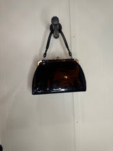 Load image into Gallery viewer, Vintage Black Patent Leather Purse
