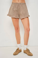 Load image into Gallery viewer, Kora Frill Gingham Shorts
