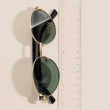 Load image into Gallery viewer, Oval Metallic Frame Sunglasses
