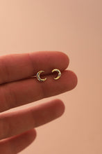 Load image into Gallery viewer, Katie Waltman Crescent Moon Studs
