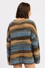 Load image into Gallery viewer, Pretty Garbage Oversized Knit Striped Sweater
