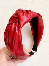 Load image into Gallery viewer, Red Metallic Headband
