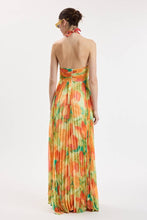 Load image into Gallery viewer, Cabana Twist Front Ruffle Strapless Tube Maxi Dress
