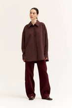 Load image into Gallery viewer, Grade &amp; Gather Stripe Loose Fit Button-down
