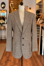 Load image into Gallery viewer, Vintage Herringbone Wool Blazer Jacket
