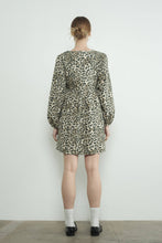 Load image into Gallery viewer, Aaron &amp; Amber Leopard Bow Tie Babydoll Dress
