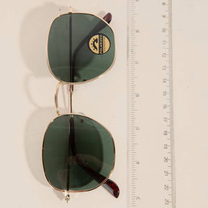 Polarized Hexagon Metal Frame Aviator Sunglasses
