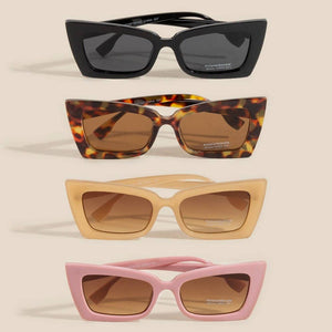 Thick Cat Eye Frame Sunglasses