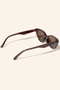 Narrow Cat Eye Frame Sunglasses