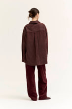 Load image into Gallery viewer, Grade &amp; Gather Stripe Loose Fit Button-down
