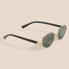 Load image into Gallery viewer, Oval Metallic Frame Sunglasses
