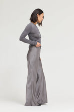 Load image into Gallery viewer, Grade &amp; Gather Flare Bias Satin Pant
