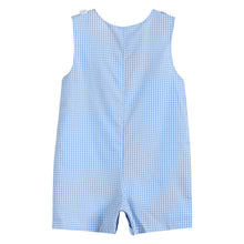 Load image into Gallery viewer, Blue Gingham Golf Hole Shortall
