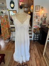 Load image into Gallery viewer, Vintage White Lace Slip Dress
